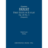 First Suite in E-flat, Op.28 No.1: Study score - Paperback