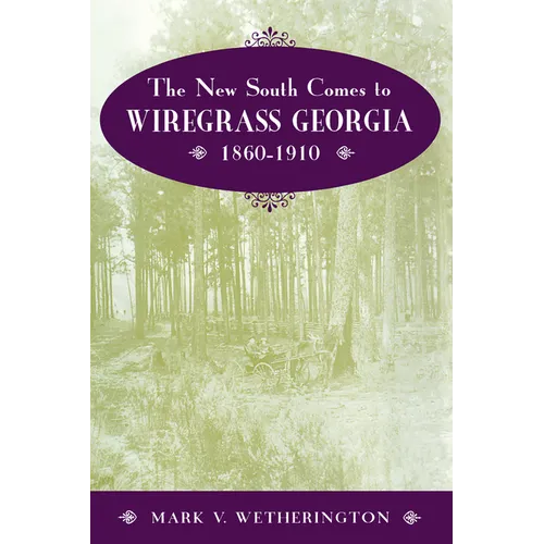 The New South Comes to Wiregrass Georgia, 1860-1910 - Paperback