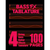 Bass FX Tablature 4-String Bass Guitar Effects Tablature 100 Pages - Paperback