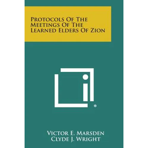 Protocols of the Meetings of the Learned Elders of Zion - Paperback