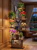 Metal 8-Tier Corner Plant Stand | Indoor Tree-Shape Plant Shelf