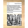 An Address to the Freemen of the State of South-Carolina. Containing Political Observations on the Following Subjects, Viz. I. on the Citizens Making - Paperback