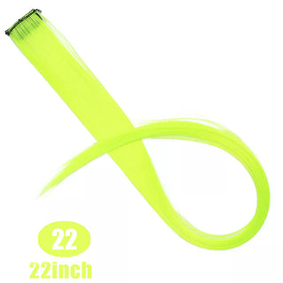 Buy 22 Synthetic Rainbow Highlighted Hair