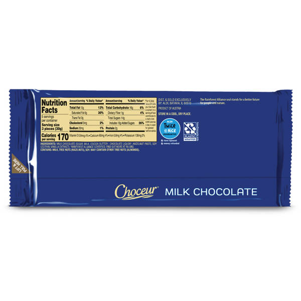 Choceur Milk  Chocolate Bar, 5.29 oz