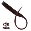 22 Inch Synthetic Colored Highlight Hair Extensions