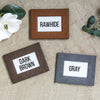 Leather Photo Frame – Elegant Faux Leather Frame For Birthday Gift Her
