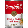 Campbells Condensed Cream Of Chicken Soup With Herbs, 10.5 Oz Can