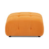 Modular Sectional Sofa, Button Tufted Designed and DIY Combination,L Shaped Couch With Reversible Ottoman, Orange Velvet