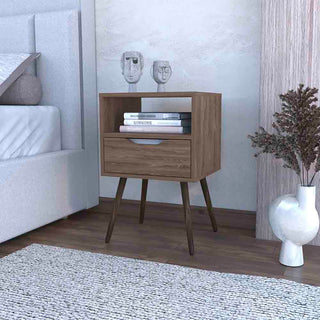 Nightstand  Fugaz, Bedroom, Dark Walnut