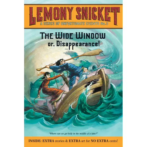 A Series of Unfortunate Events #3: The Wide Window - Paperback