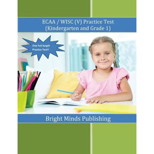 ECAA / WISC(V) Practice Test (Kindergarten & Grade 1) - Paperback