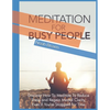Meditation For Busy People - Paperback