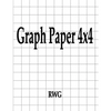 Graph Paper 4x4: 50 Pages 8.5" X 11" - Paperback