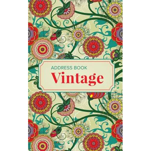 Address Book Vintage - Paperback