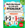 Math Workbook For Kids With Dyscalculia. A resource toolkit book with 100 math activities to overcoming difficulties with numbers. Volume 1. Black & W - Paperback