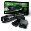EcoGear FX TK120 Professional LED Flashlight Kit with Batteries and Charger