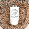Insulated Travel Mug - 20 oz Engraved Tumbler With Double Wall Insulation For Crochet Lovers