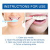 Adjustable Buckle Dentures, Modified Teeth Interdental Set Orthodontic Dentures Set