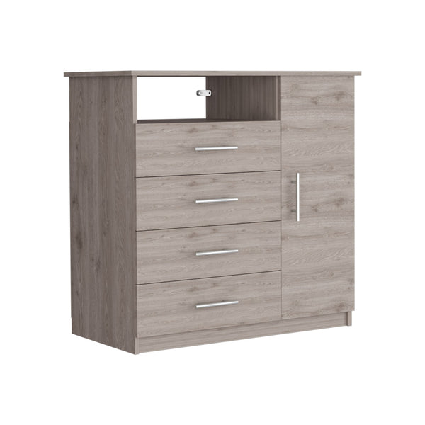 Dresser Beaufort, Four drawers - Light Gray