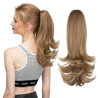 Buy 12-24 Synthetic Claw Clip in Ponytail Hair Extensions Hairpiece 14&quot;