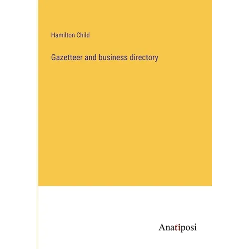Gazetteer and business directory - Paperback