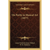 On Purity in Musical Art (1877) - Paperback