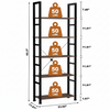 Industrial Bookshelf – /4/5/6/Triple-Tier Metal Storage Shelf