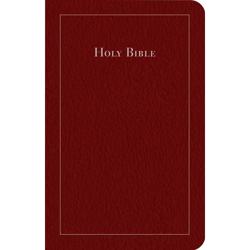 Ceb Common English Bible Thinline, Bonded Leather Burgundy - Leather