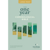 One Year Chronological Bible-NLT-Premium Slimline Large Print - Paperback