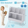 Kids Bookshelf and Toy Organizer 5-Cube Storage Unit