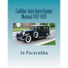 Cadillac Auto Part Interchange Manual 1927-1935 - Paperback