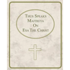 Thus Speaks Maitreya On Esa The Christ - Paperback
