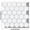 Strong Adhesive Subway Tiles Vinyl Wallpaper Peel and Stick