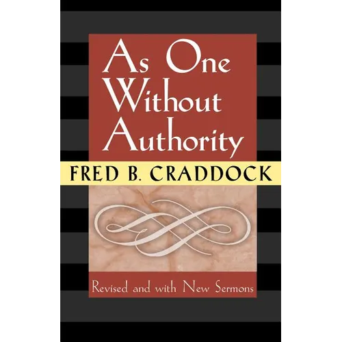As One Without Authority - Paperback