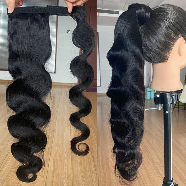 Wrap Around Ponytail Human Hair