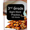 3rd Grade Sight Word Practice: 125 Words - Paperback