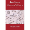 The Advanced Rhyming Dictionary: Multisyllabic Rhymes for Rappers and Poets - Paperback
