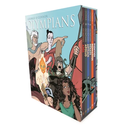 Olympians Boxed Set Books 7-12: Ares, Apollo, Artemis, Hermes, Hephaistos, and Dionysos - Paperback