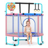 60-Inch Kids Trampoline with Adjustable Gymnastics Bar