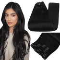 Double Weft Hair Extensions Human Hair for Woman