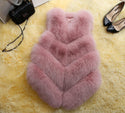Faux Fur Sleeveless Vest