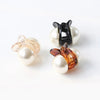 Korean Sweet Mini Round Pearl Hairpins for Women Girls Hair Claw Barrettes Hair Crab Clips Styling Make UP Tool Hair Accessories
