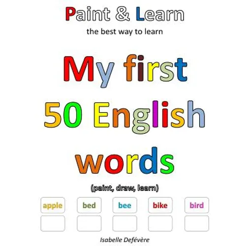 My first 50 English words - Paperback