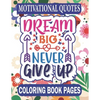 Motivational Quotes Coloring Book - Paperback