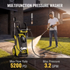 Electric Pressure Washer 4500 PSI 3.2 GPM w/ Foam Cannon Hose Reel