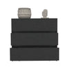 Dresser Maldus, Three drawers -Black