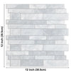 Strong Adhesive Subway Tiles Vinyl Wallpaper Peel and Stick