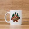Funny Bigfoot Coffee Mug – Camping Humor Mug With Humorous Coffee Quote
