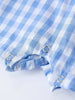 Rylee Faith Designs - Baby Boys Summer Strawberry Embroidered Smocked Romper