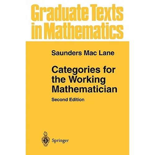 Categories for the Working Mathematician - Paperback